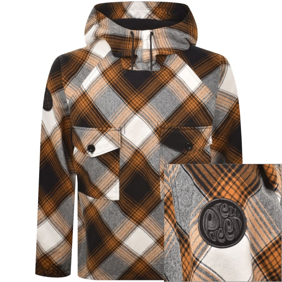 Pretty Green Strobe Smock Orange | Mainline Menswear ie